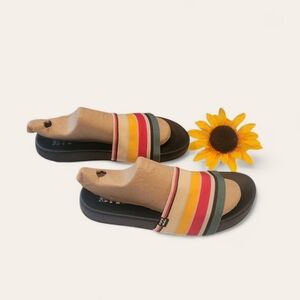 Billabong Multicolor Striped Sandals